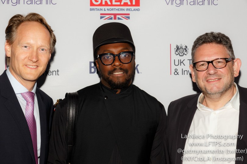 Chris O'Connor, Will.i.Am, Lucian Graines at Brit Week 2015