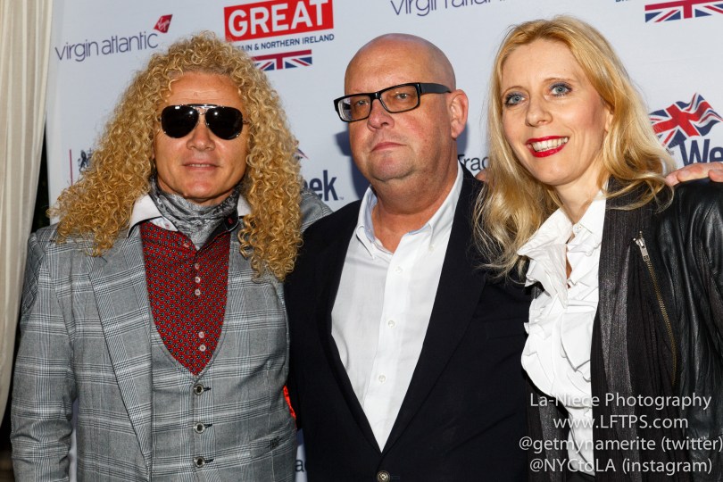 Steve Cook, Mike Tunnircliffe, Sandra Cook at Brit Week 2015