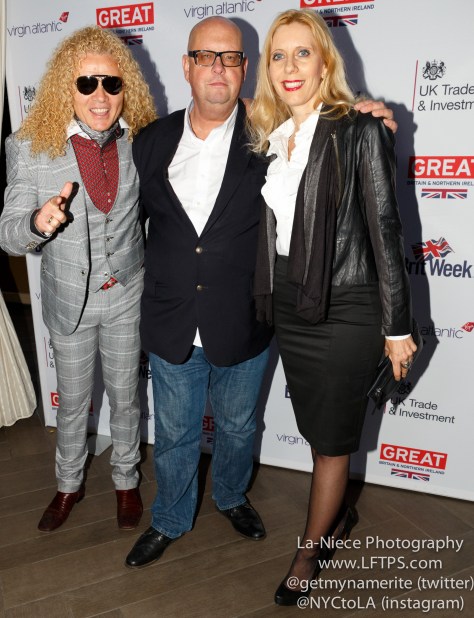 Steve Cook, Mike Tunnircliffe, Sandra Cook at Brit Week 2015