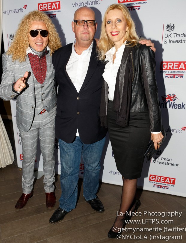 Steve Cook, Mike Tunnircliffe, Sandra Cook at Brit Week 2015