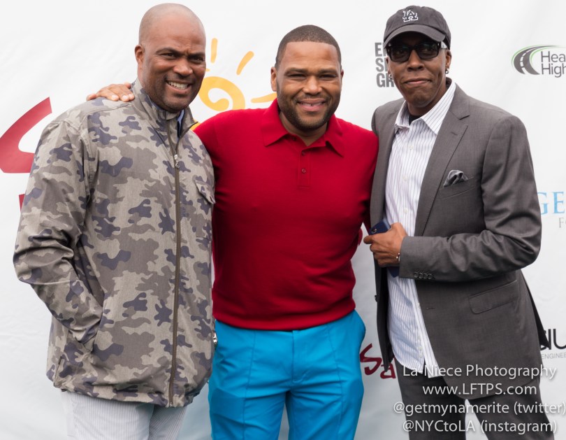 Chris Spencer, Anthony Anderson and Arsenio Hall at the 8th Annual George Lopez Celebrity Golf Tournament