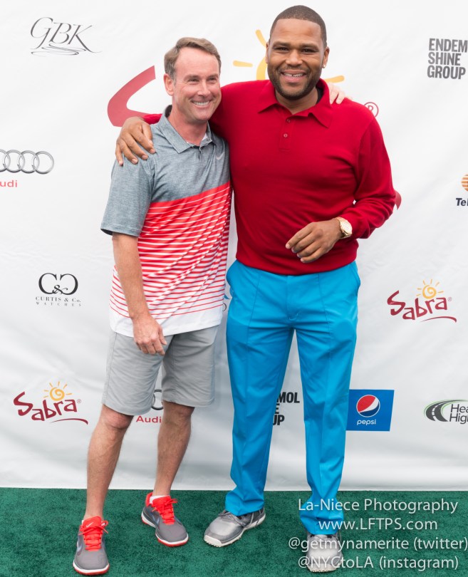 Michael G. Wilson and Anthony Anderson at the 8th Annual George Lopez Celebrity Golf Tournament