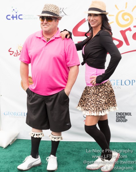 Gary Valentine and Debbe Dunning at the 8th Annual George Lopez Celebrity Golf Tournament