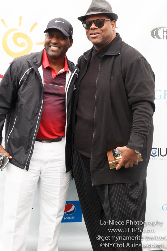 Johnny Gill and Jimmy Jam at the 8th Annual George Lopez Celebrity Golf Tournament