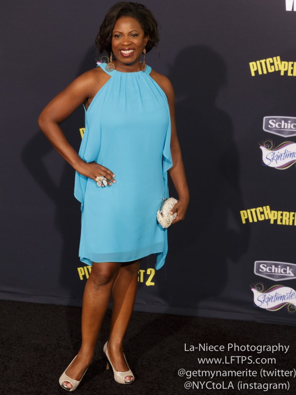 Sope Aluko AT PITCH PERFECT 2 MOVIE PREMIERE- LOS ANGELES