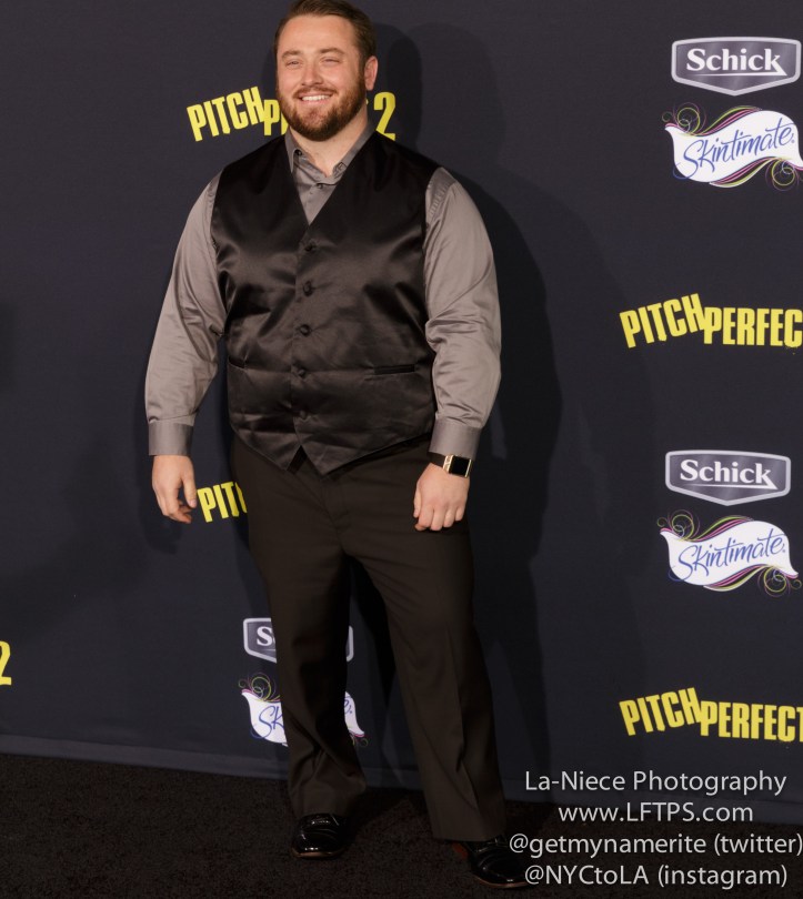 Joe P harris AT PITCH PERFECT 2 MOVIE PREMIERE- LOS ANGELES