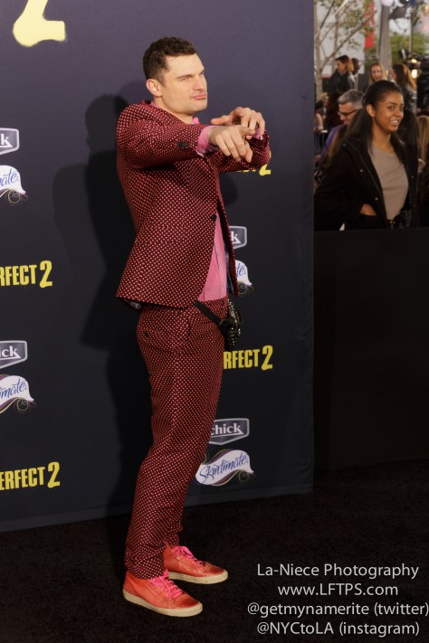 Flula Borg AT PITCH PERFECT 2 MOVIE PREMIERE- LOS ANGELES
