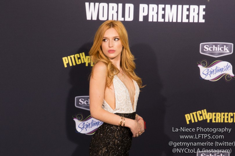 Bella Thorne AT PITCH PERFECT 2 MOVIE PREMIERE- LOS ANGELES