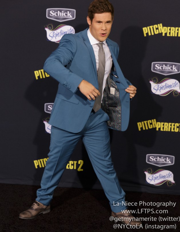 Adam DeVine AT PITCH PERFECT 2 LOS ANGELES MOVIE PREMIERE