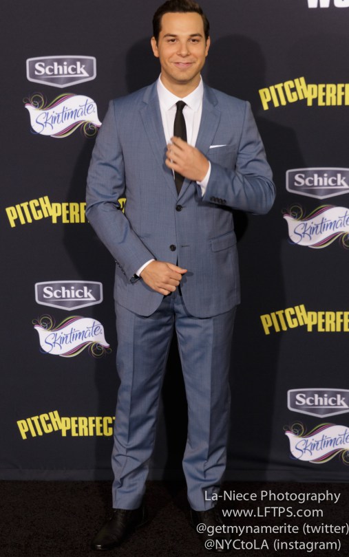 Skylar Astin AT PITCH PERFECT 2 LOS ANGELES MOVIE PREMIERE