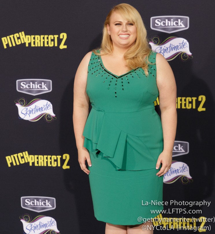 Rebel Wilson AT PITCH PERFECT 2 LOS ANGELES MOVIE PREMIERE