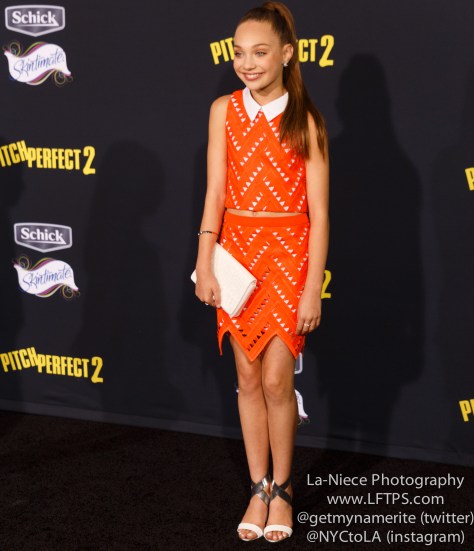 Maddie Ziegler AT PITCH PERFECT 2 LOS ANGELES MOVIE PREMIERE
