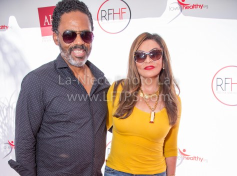 Richard Lawson and Tina Knowles-Lawson