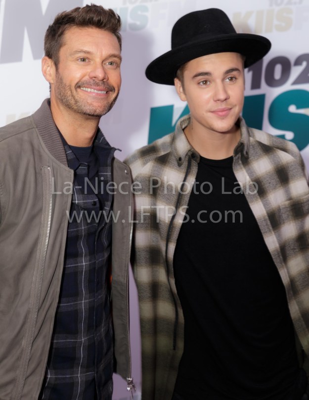 Ryan Seacrest and Justin Bieber